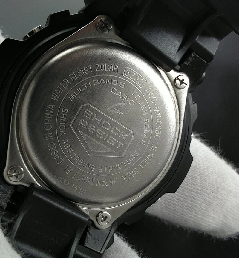CASIO Armbanduhr (Solar) G-SHOCK AWG-M100SBC