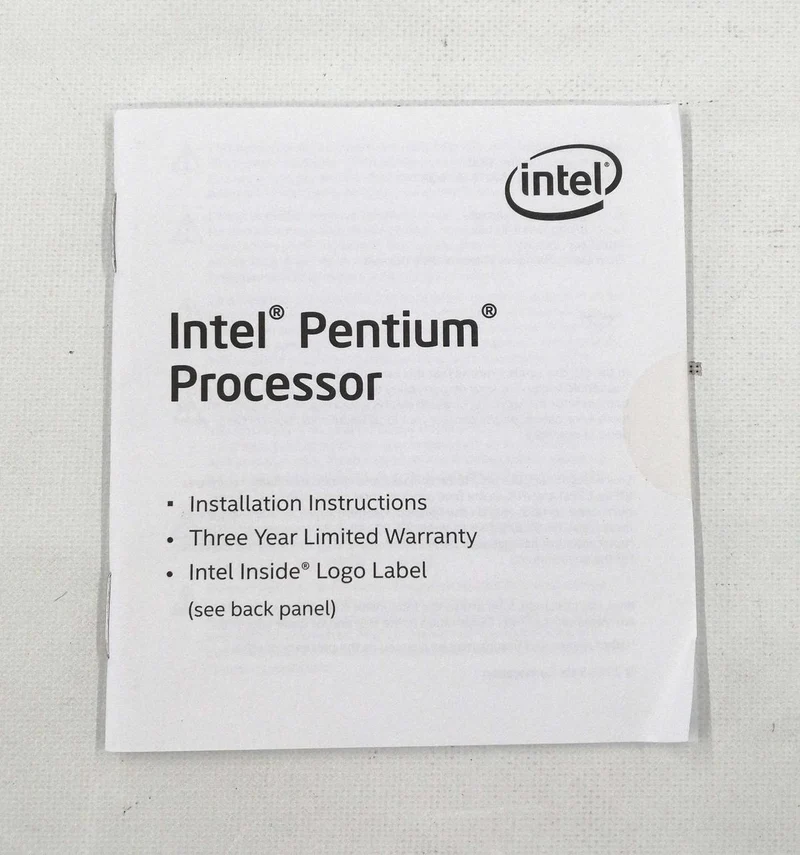 Intel CPU Pentium G4400