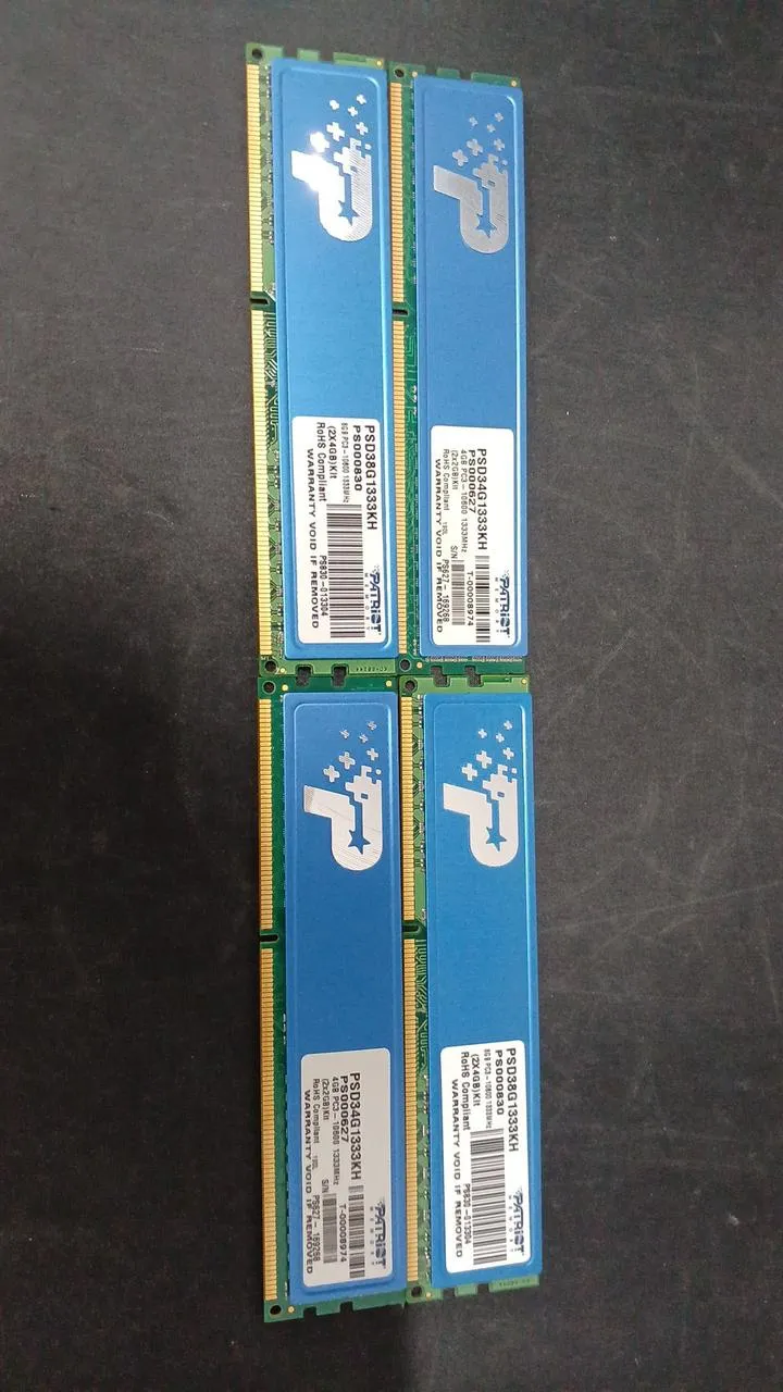 PATRIOT DDR3-Speicher 16 GB (4 Module à 4 GB) PSD38G1333KH