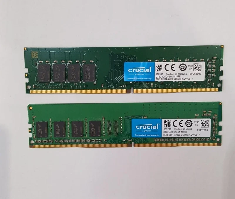 [SCHROTT] CRUCIAL DDR4-2400 MHz 8 GB × 2 Chips CT8G4DFD824A M16FE