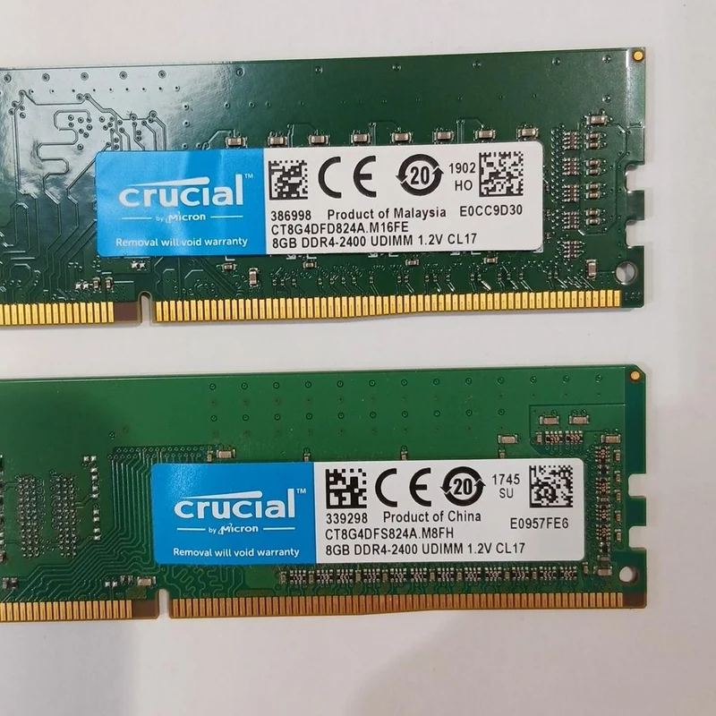 [SCHROTT] CRUCIAL DDR4-2400 MHz 8 GB × 2 Chips CT8G4DFD824A M16FE