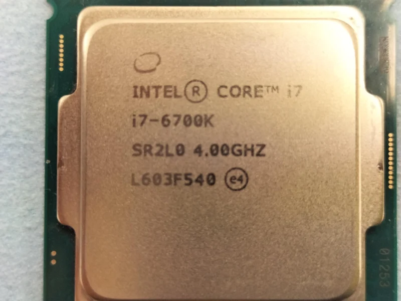 Intel Core i7-6700K CPU