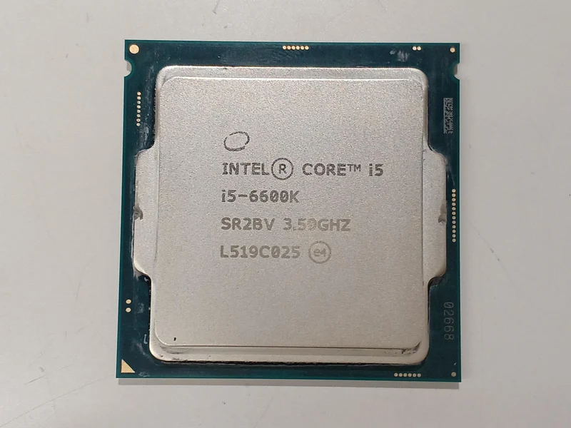 Intel CPU i5-6600K 3.5 GHz