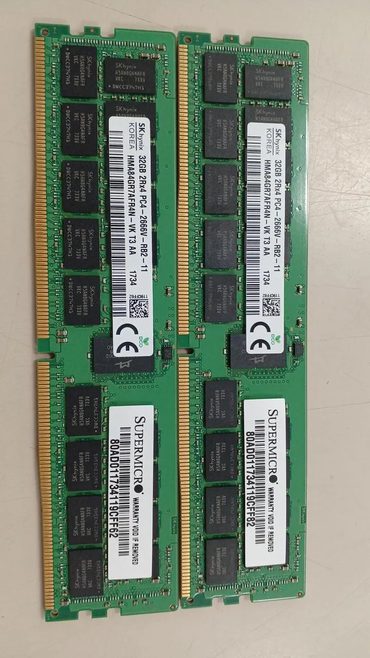 SKHYNIX 32GB 2RX4 PC4-2666V-RB2-11 32GB 2RX4 PC4-2666V-RB2-11