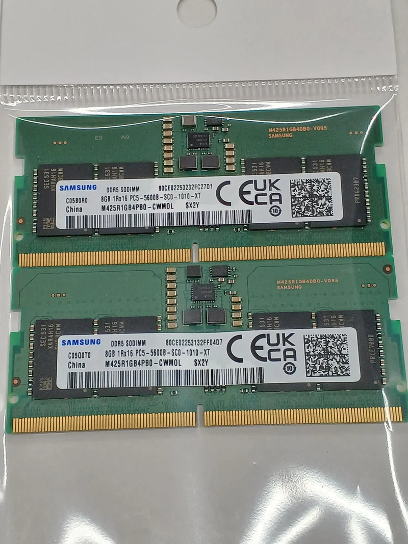 SAMSUNG DDR5-5600 (PC5-44800) 8GB x2 Chips M425R1GB4PB0-CWM0L