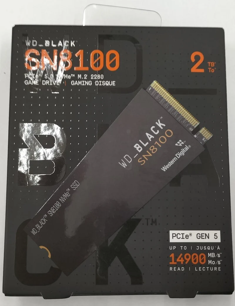 WESTERN DIGITAL M.2 SSD SN8100 2 TB