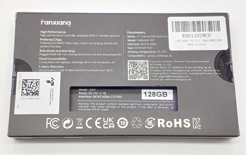 FANXIANG 2.5-Zoll-SSD S101