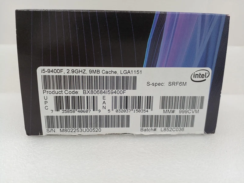 Intel Core i5 Prozessor der 9. Generation (CORE i5-9400F)