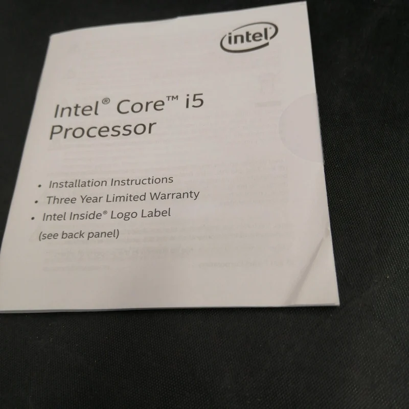 Intel [CPU] Core i5 7500