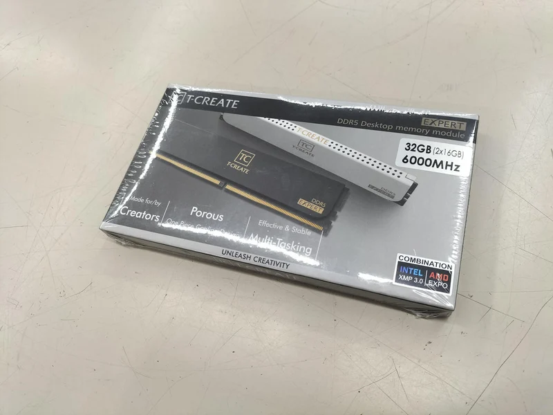 TEAMGROUP [Ungeöffnet] DDR5 2×16GB Arbeitsspeicher T-CREATE DDR5 32GB 6000MHz