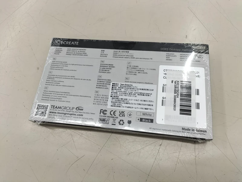 TEAMGROUP [Ungeöffnet] DDR5 2×16GB Arbeitsspeicher T-CREATE DDR5 32GB 6000MHz