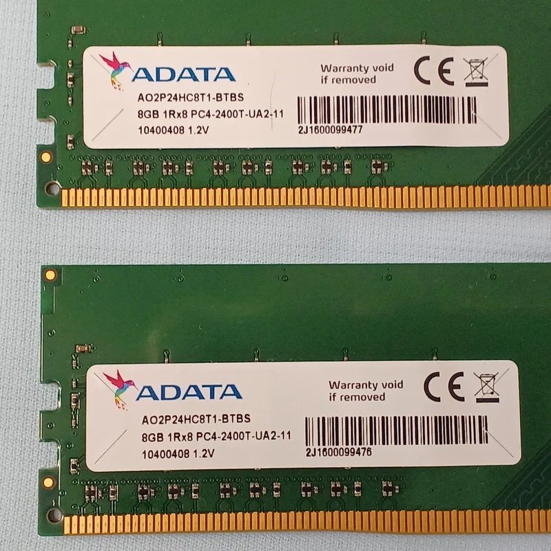 ADATA DDR4 PC-Speicher 16 GB (8 GB × 2) AO2P24HC8T1-BTBS