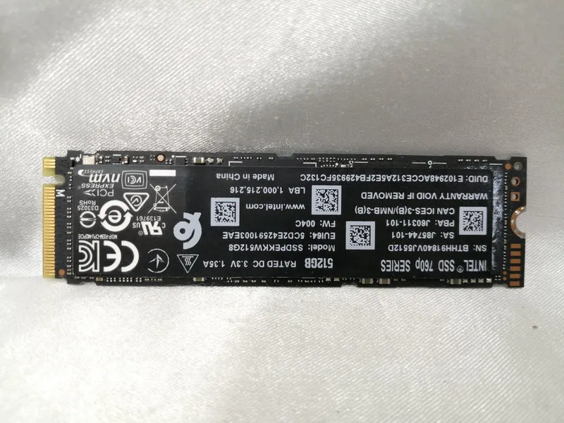 Intel SSD SSDPEKKW512G8XT