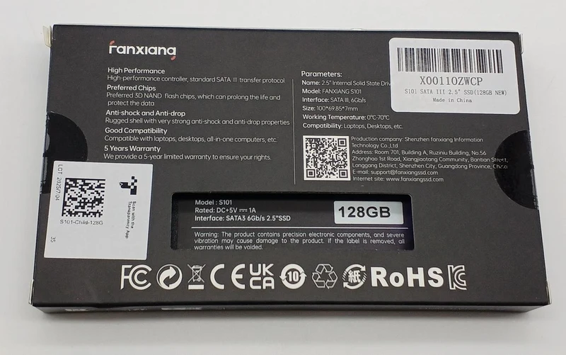 FANXIANG 2.5-Zoll-SSD S101