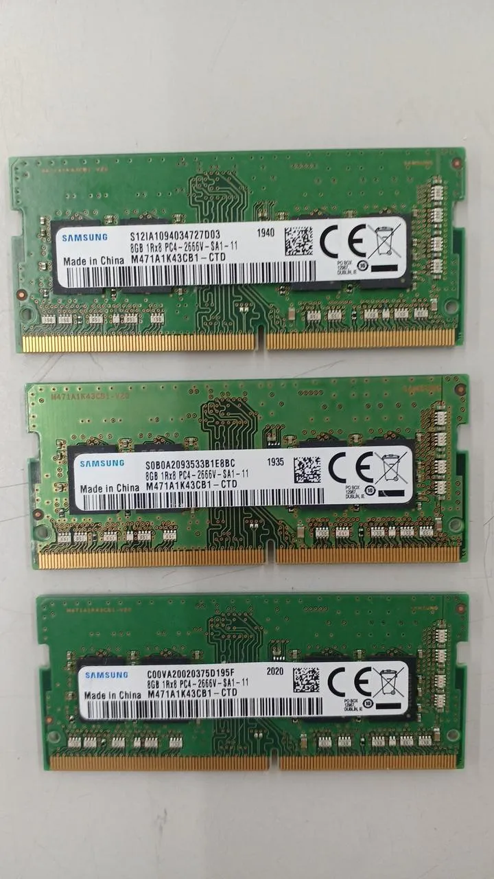 SAMSUNG DDR4 M471A1K43CB1-CTD×3