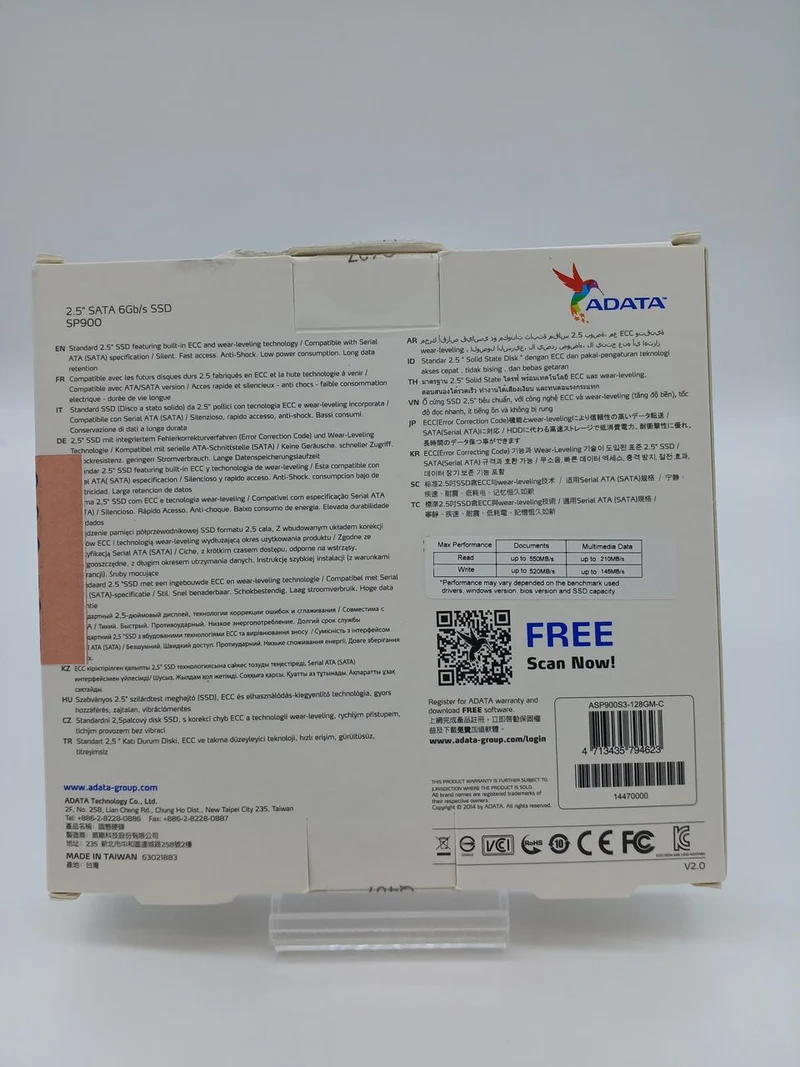 ADATA Interne SSD 128 GB ASP900S3-128GM-C
