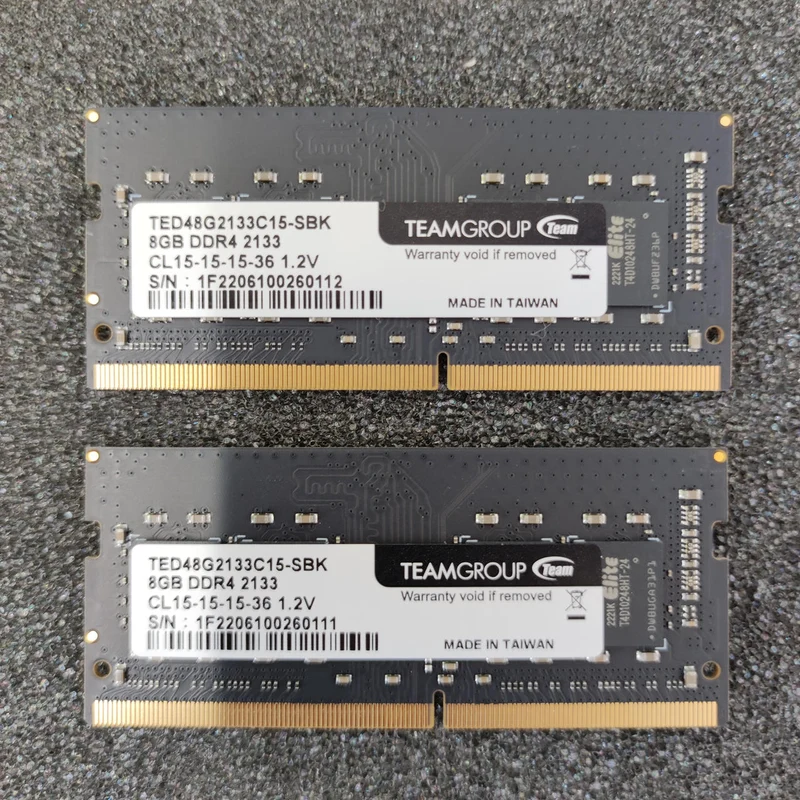 TEAM DDR4-Speicher TED48G2133C15-SBK