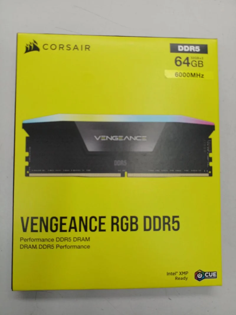 CORSAIR Ungeöffneter DDR5-6000MHz High-Speed ​​Arbeitsspeicher CMH64GX5M2B6000C30