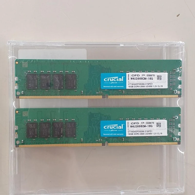CRUCIAL DDR4-Speicher (2 x 16 GB) CT16G4DFD8266C16FD1