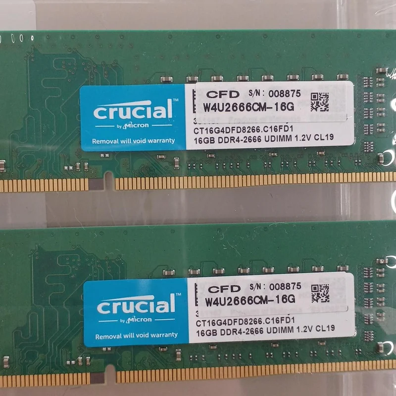 CRUCIAL DDR4-Speicher (2 x 16 GB) CT16G4DFD8266C16FD1