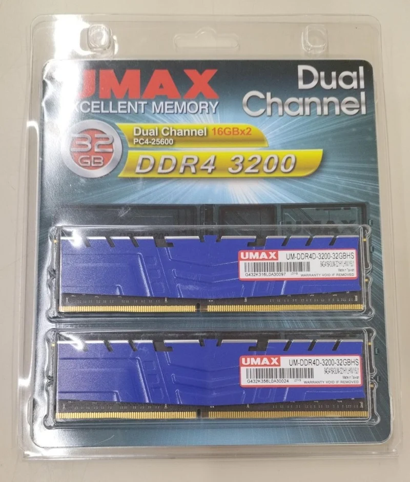 UMAX DDR4/16GBX2 UM-DDR4D-3200-32GBHS
