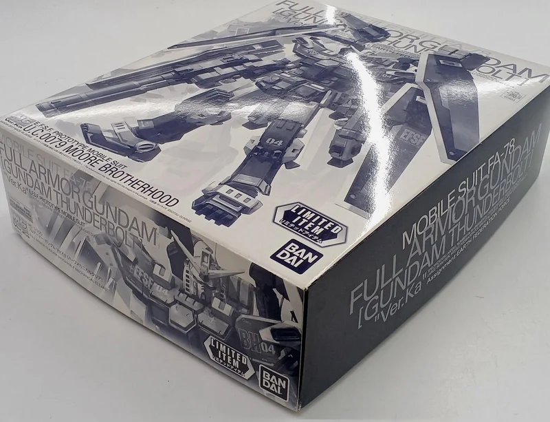 BANDAI Gunpla 1/100 Full Armor Gundam VER.KA Half Mechani