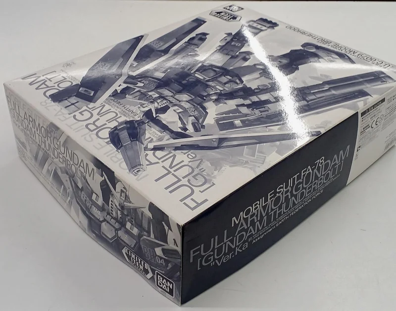 BANDAI Gunpla 1/100 Full Armor Gundam VER.KA Half Mechani