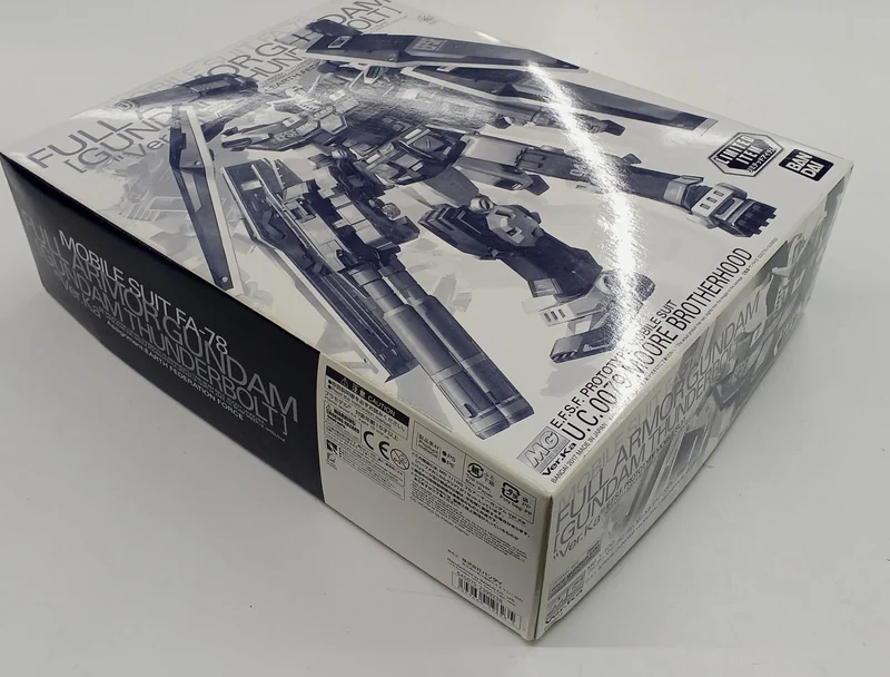 BANDAI Gunpla 1/100 Full Armor Gundam VER.KA Half Mechani