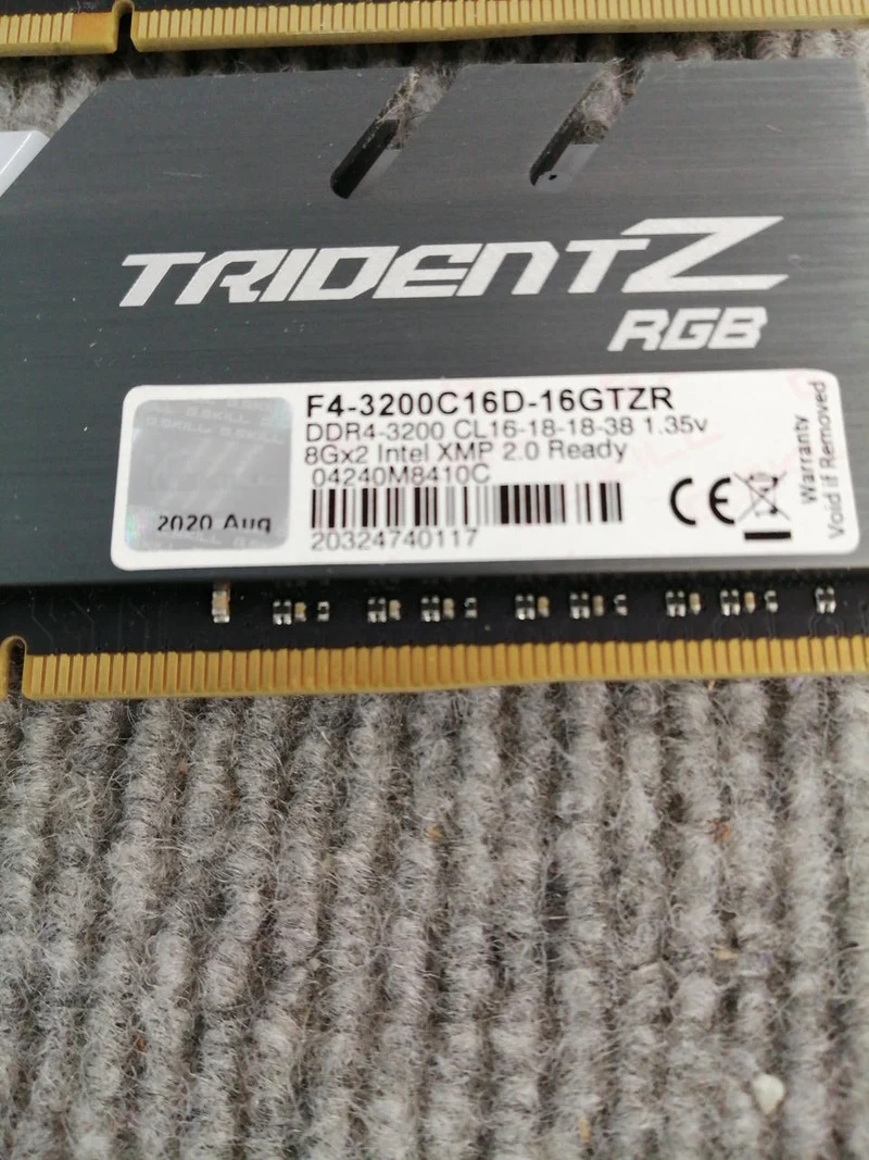 G.SKILL PC-Speicher F4-3200C16D 16GTZR