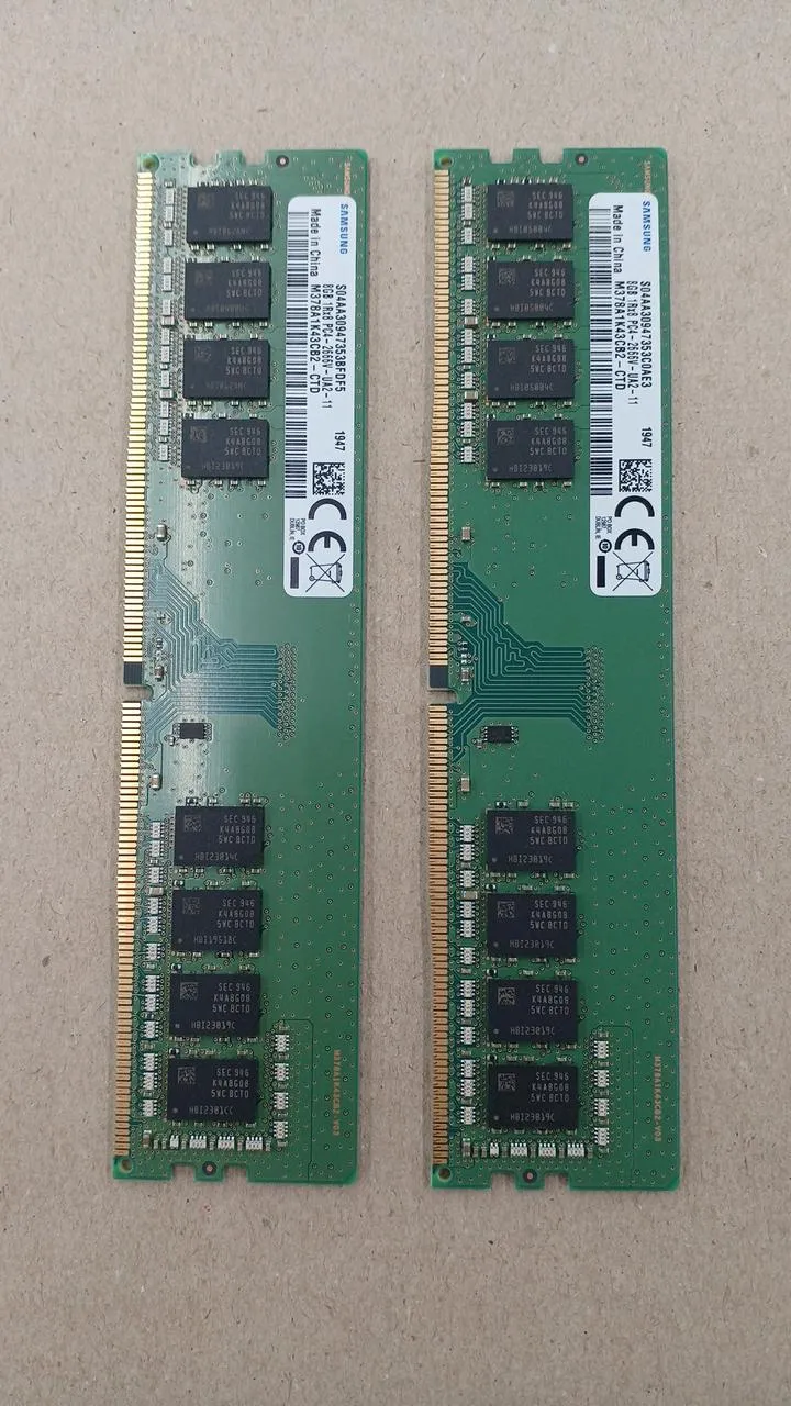 SAMSUNG 16 GB (8 GB x2) DDR4-2666 M378A1K43CB2-CTD