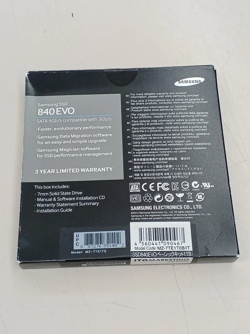 SAMSUNG SSD 1 TB MZ-7TE1T0B/IT