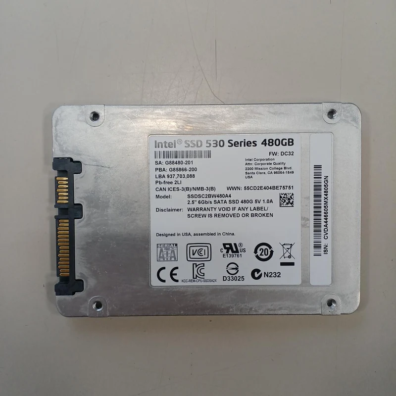 Intel SSD (480 GB) SSDSC2BW480A4