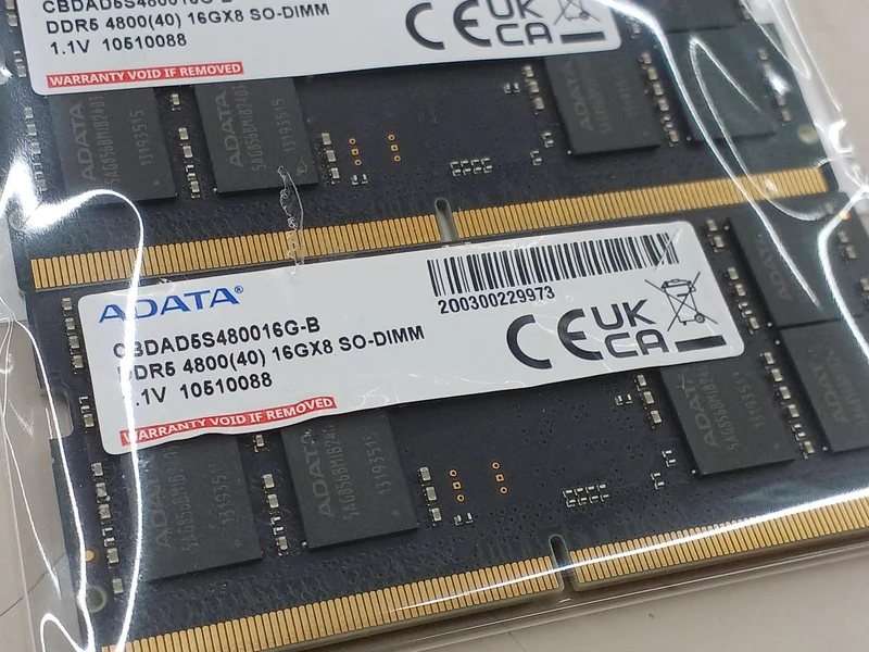 ADATA Laptop-Speicher 16GB×2 DDR5-4800 (PC5-38400)