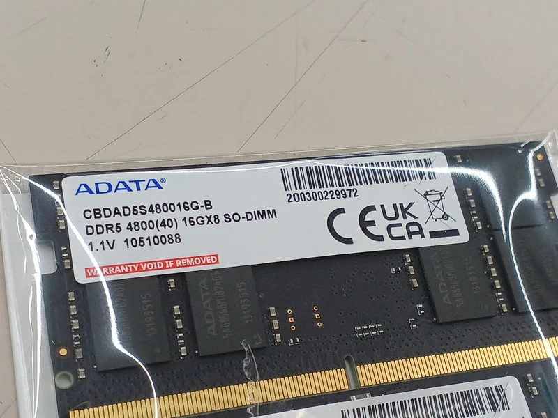 ADATA Laptop-Speicher 16GB×2 DDR5-4800 (PC5-38400)