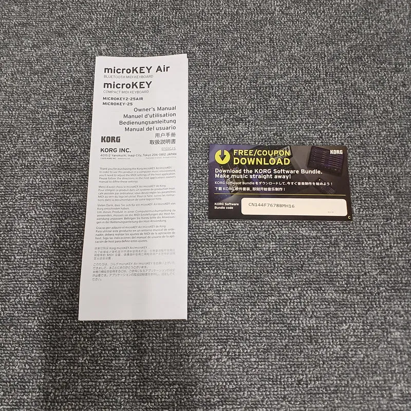 KORG MIDI-Keyboard MICROKEY2-25AIR