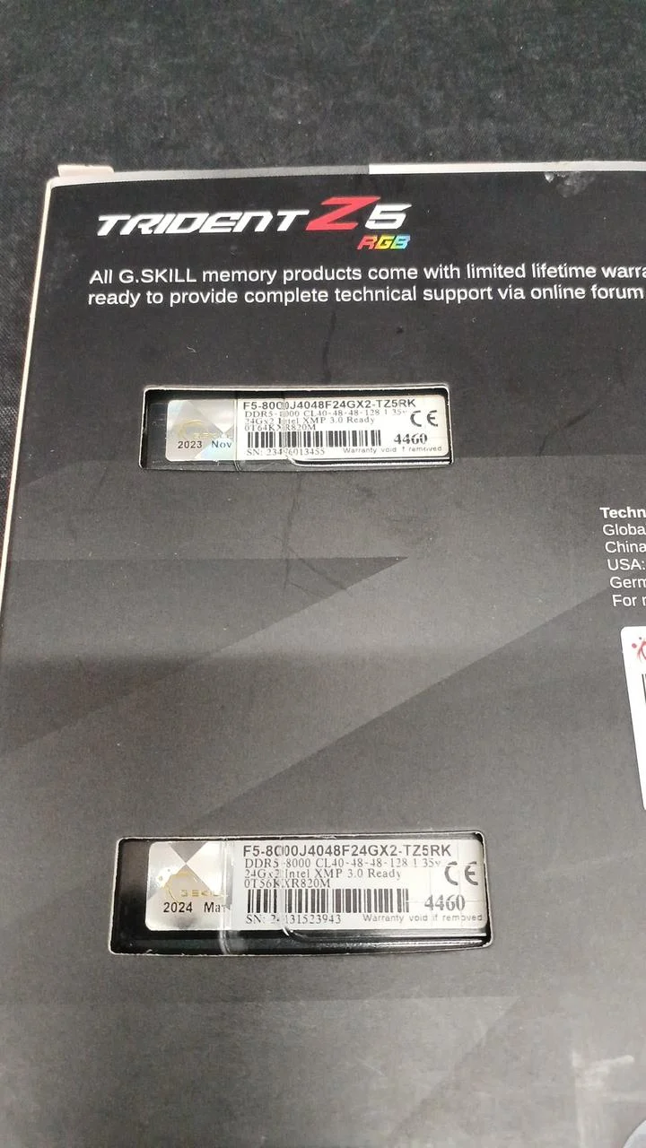 G.SKILL Speicher: F5-8000J4048F24GX2