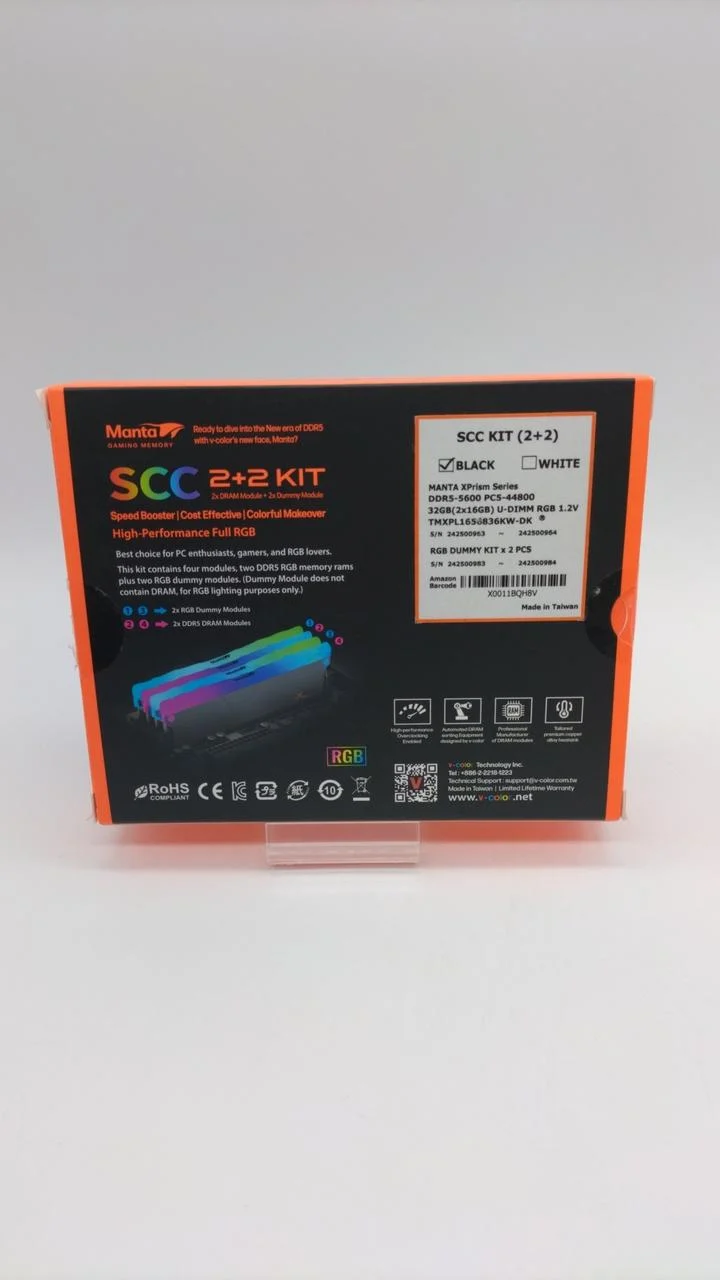 V-COLOR DDR5-Speicher MANTA XPRISM SERIES DDR5-5600