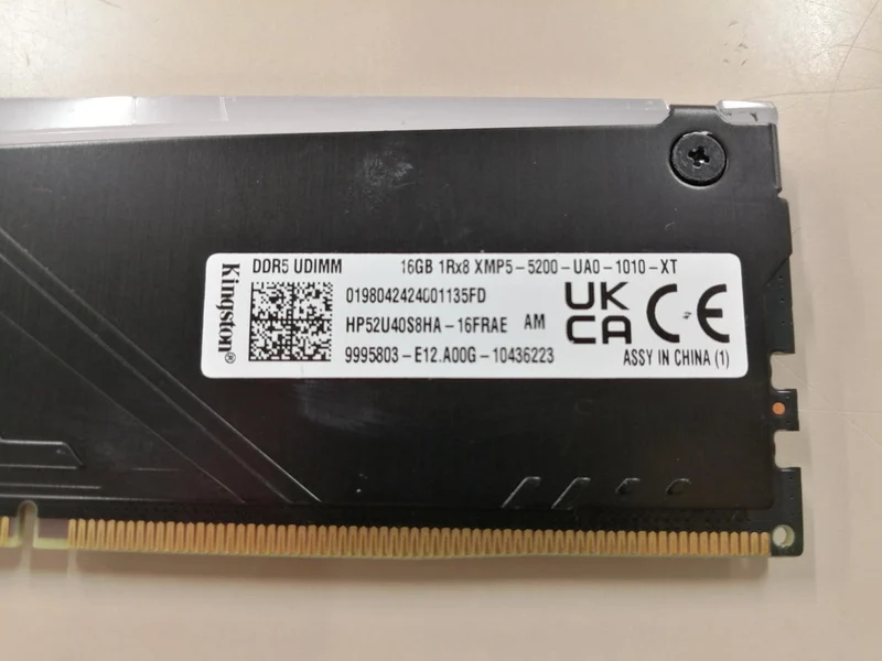 KINGSTON DDR5-Speicher 16 GB 16 GB 1RX8 XMP5-5200