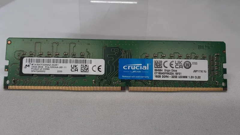 CRUCIAL DDR4-Speicher 16 GB PC4-3200AA-UB1-11