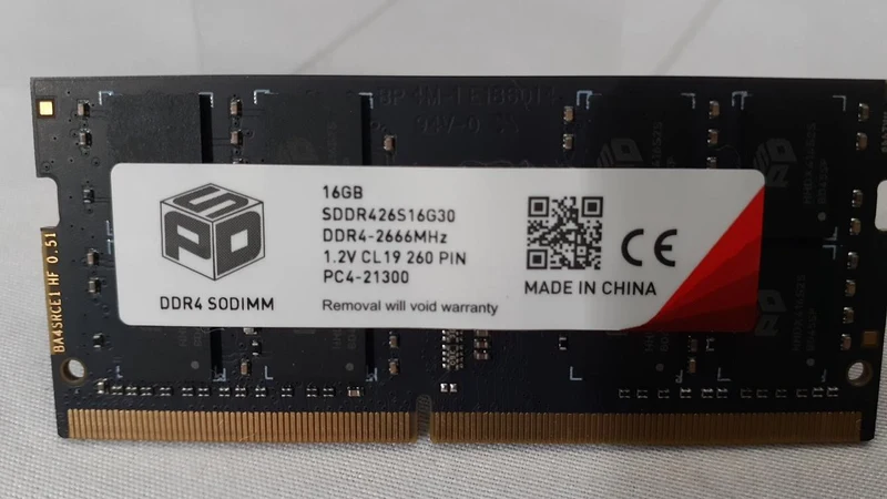SPD-Speicher: DDR4-2666 16 GB