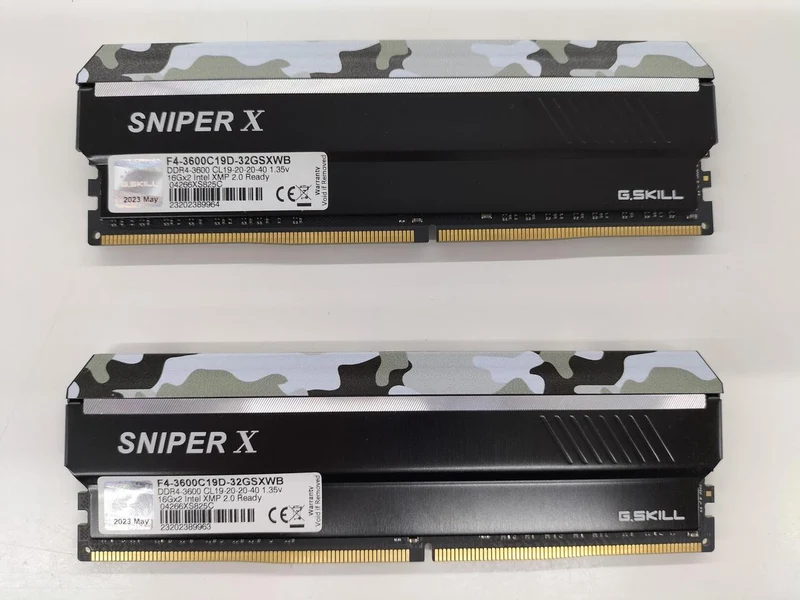 G.SKILL DDR4-Speicher F4-3600C19D-32GSXWB 16 GB × 2
