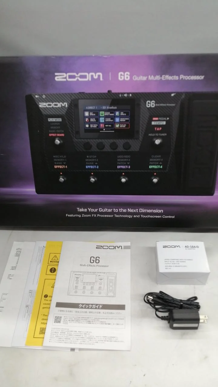 ZOOM MULTI-EFFEKT-PROZESSOR G6
