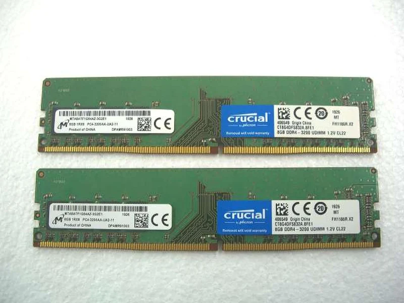 CRUCIAL DDR4-Speicher 8 GB x 2 Packungen (insgesamt 16 GB) CT8G4DFS832A.8FE1