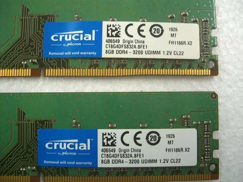 CRUCIAL DDR4-Speicher 8 GB x 2 Packungen (insgesamt 16 GB) CT8G4DFS832A.8FE1