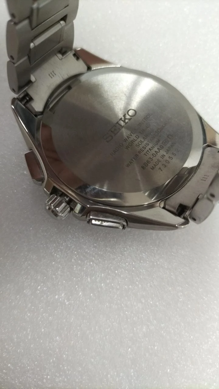 SEIKO Solar-Armbanduhr 8B63-0AA0