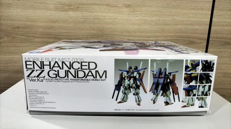 BANDAI Mobile Suit Gundam ZZ 1/100 MG MSZ-010S Enhanced Double Zeta Gundam