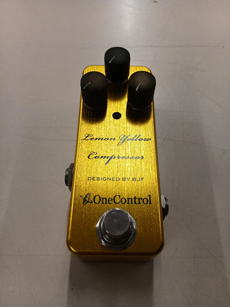 ONE CONTROL Effektpedal: LEMON YELLOW COMPRESSOR