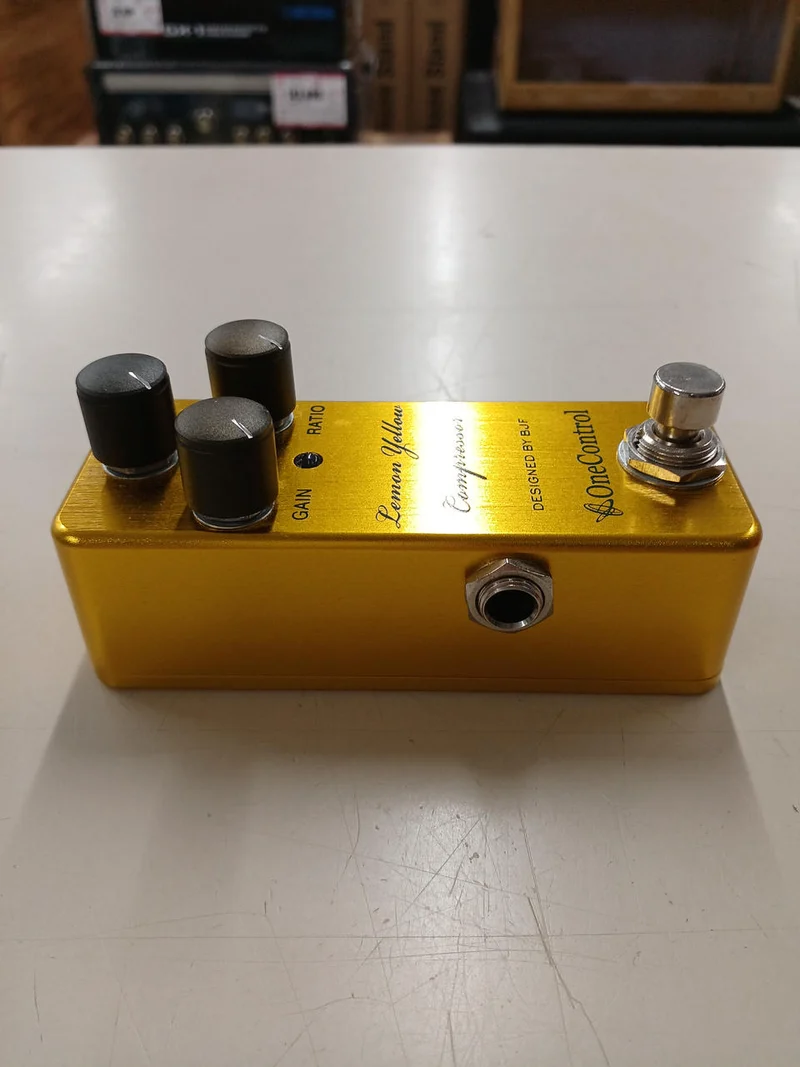 ONE CONTROL Effektpedal: LEMON YELLOW COMPRESSOR