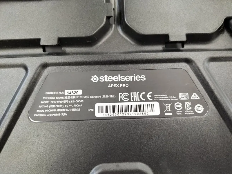 STEELSERIES Gaming-Tastatur APEX PRO
