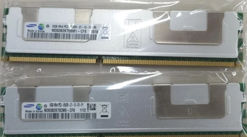 SAMSUNG DDR3/16GBX2 16GB 4RX4 PC3-8500R 07-10-F0-P